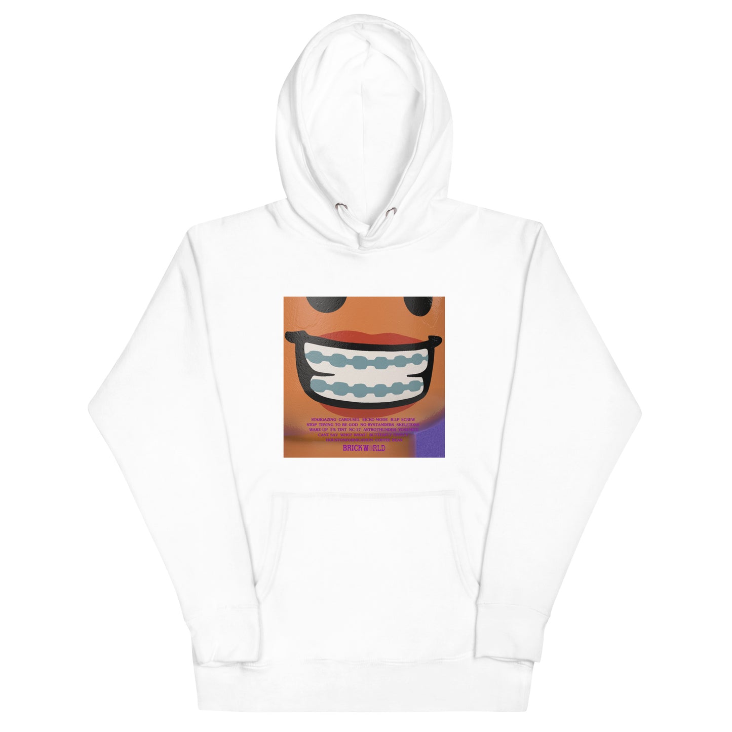 "Travis Scott - Astroworld (Physical “Back” Cover)" Lego Parody Hoodie