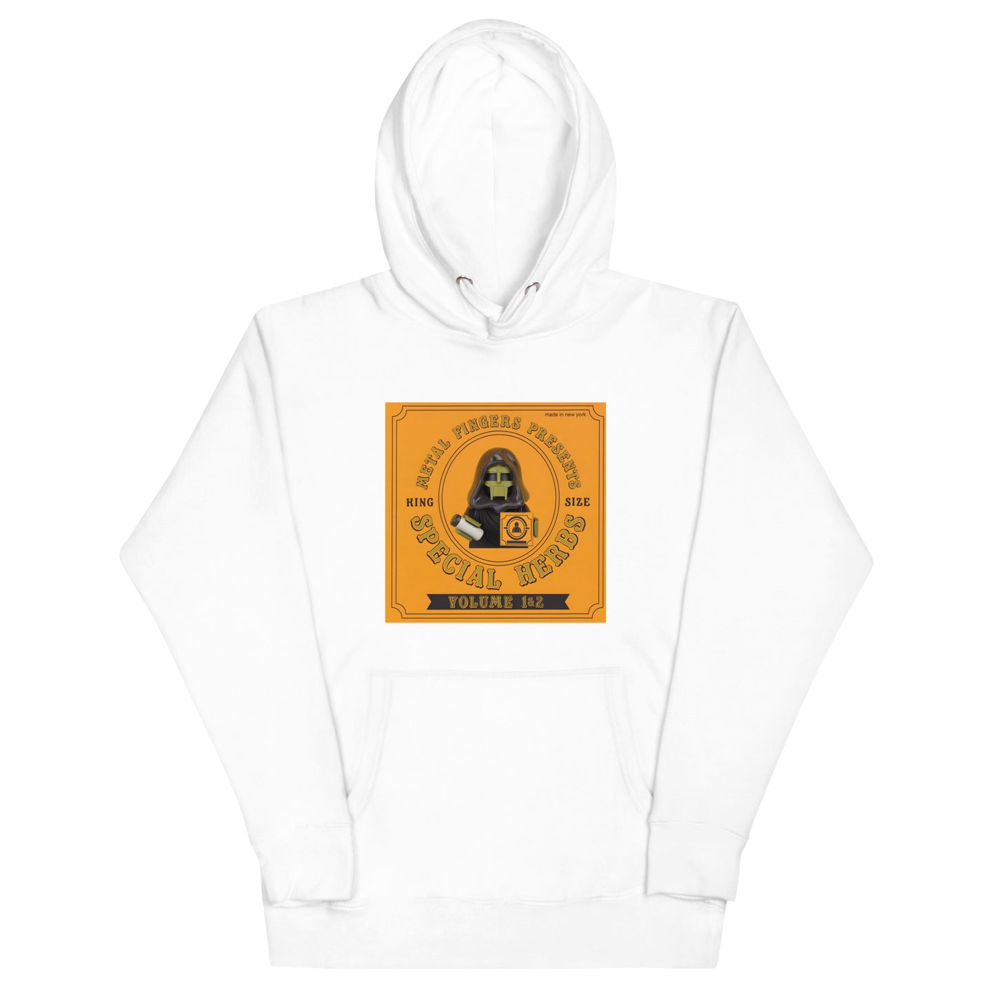 "MF DOOM - Metal Fingers Presents: Special Herbs, Vol. 1 & 2" Lego Parody Hoodie