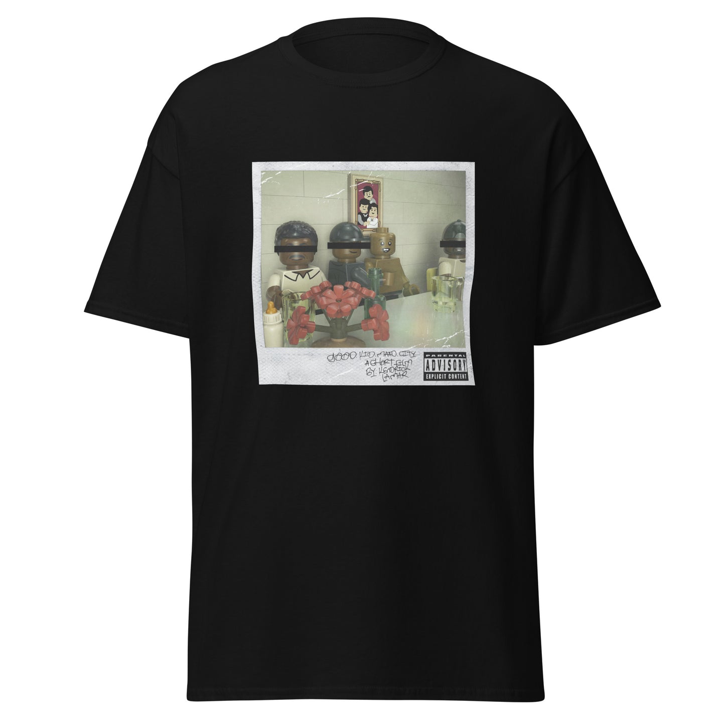 "Kendrick Lamar - good kid, m.A.A.d city (Deluxe)" Lego Parody Tshirt