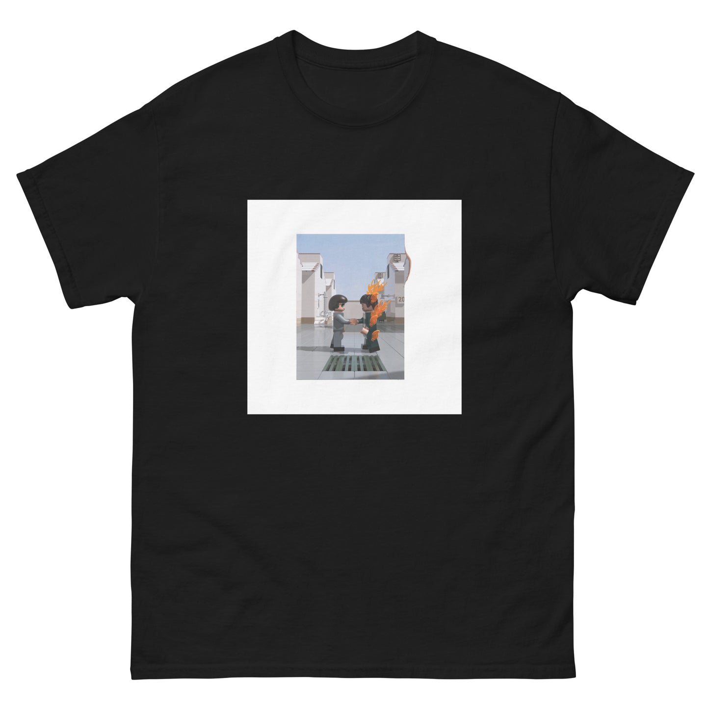 "Pink Floyd - Wish You Were Here" Lego Parody Tshirt