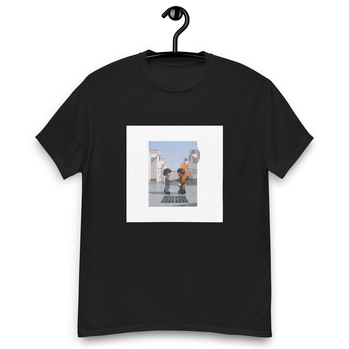 "Pink Floyd - Wish You Were Here" Lego Parody Tshirt