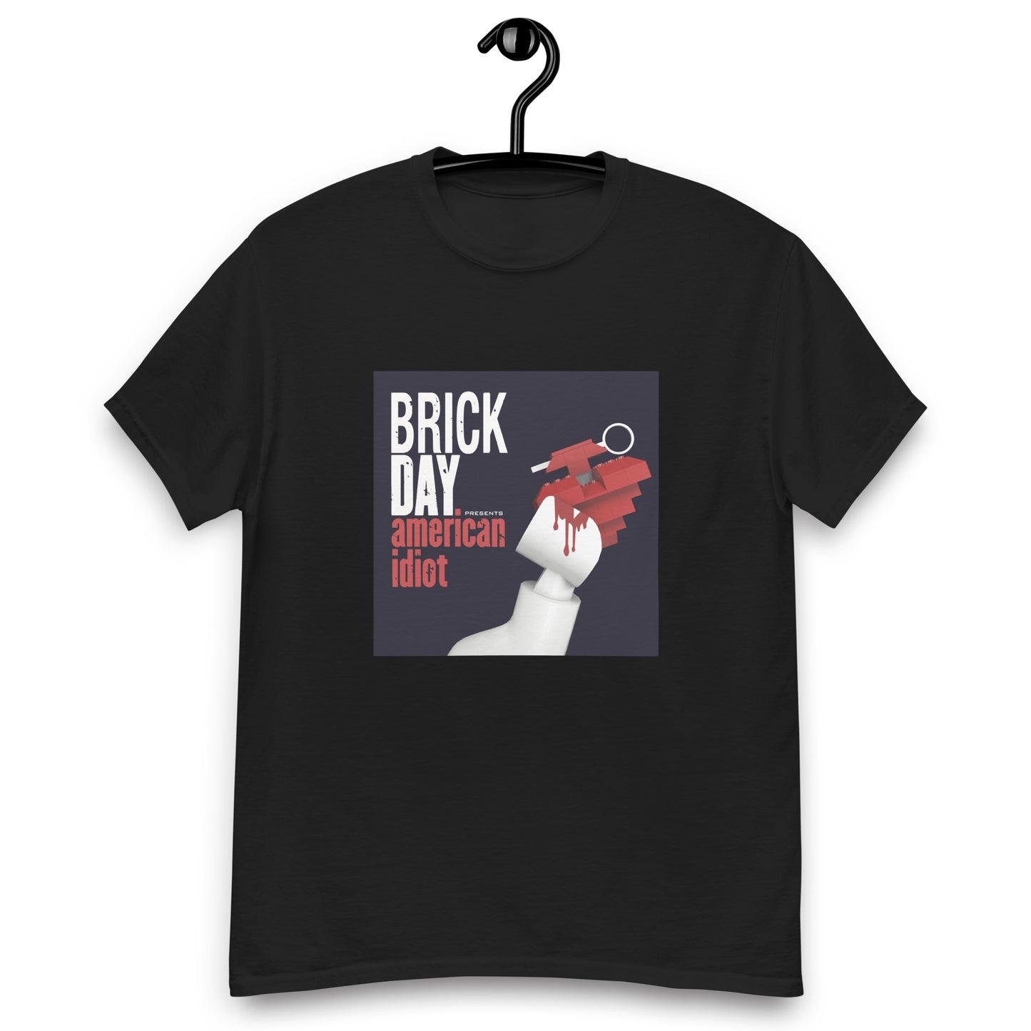 "Green Day - American Idiot" Lego Parody Tshirt