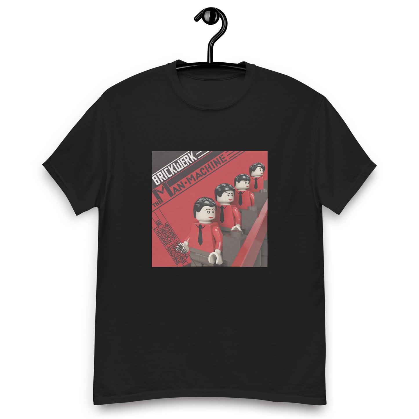 "Kraftwerk - The Man-Machine" Lego Parody Tshirt