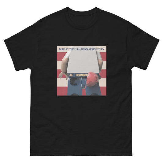 "Bruce Springsteen - Born In The U.S.A." Lego Parody Tshirt