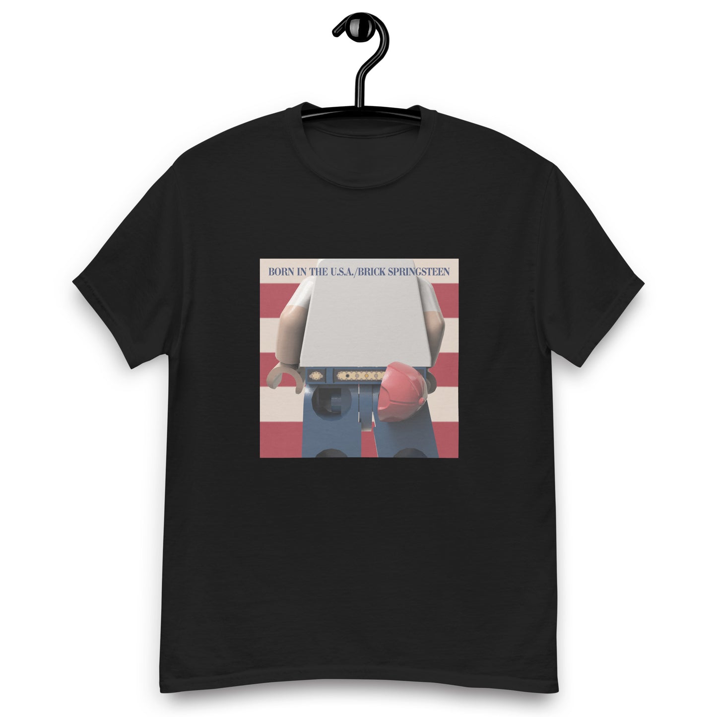 "Bruce Springsteen - Born In The U.S.A." Lego Parody Tshirt