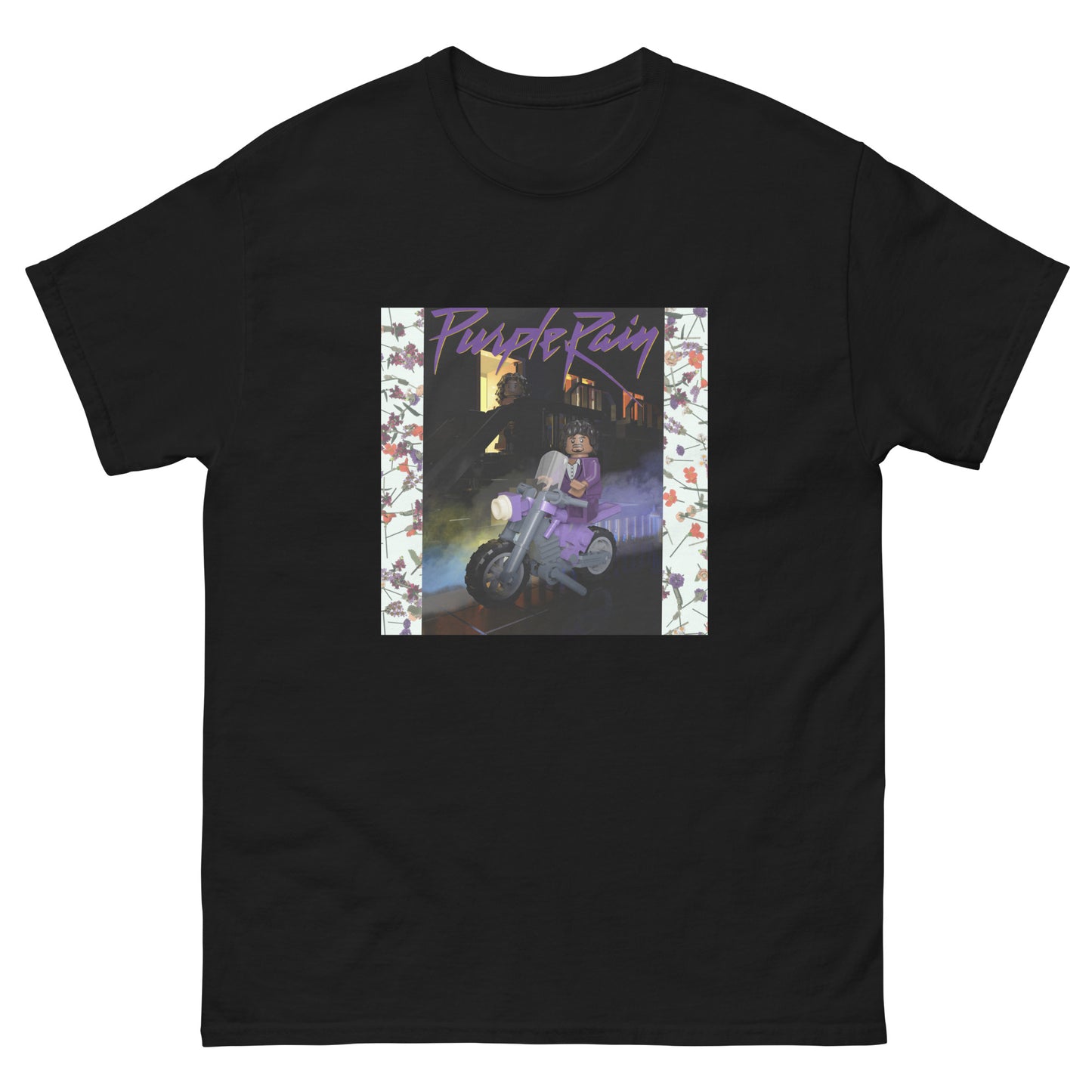 "Prince and The Revolution - Purple Rain" Lego Parody Tshirt