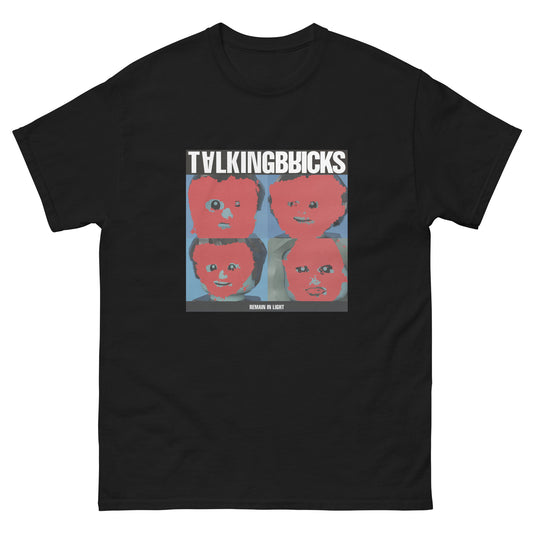 "Talking Heads - Remain in Light" Lego Parody Tshirt