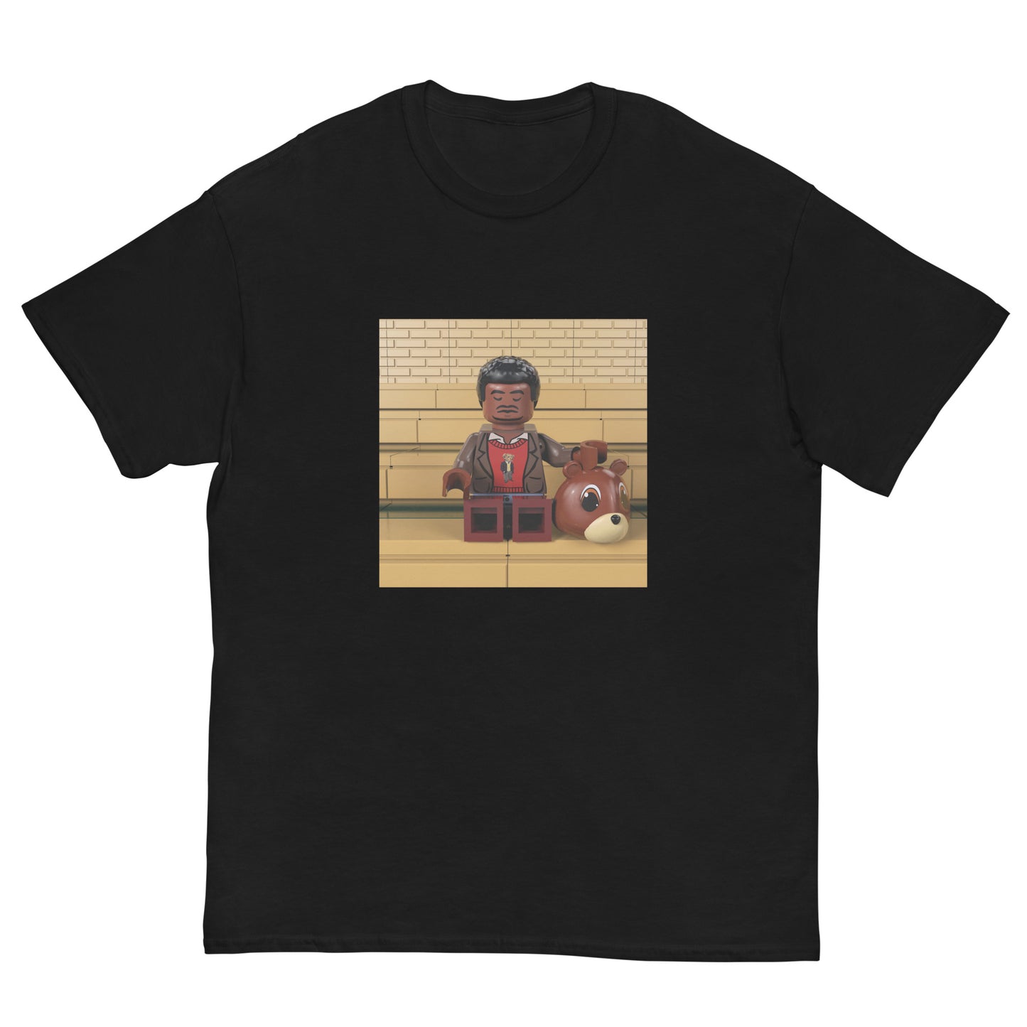 "Kanye West - The College Dropout (Photoshoot)" Lego Parody Tshirt