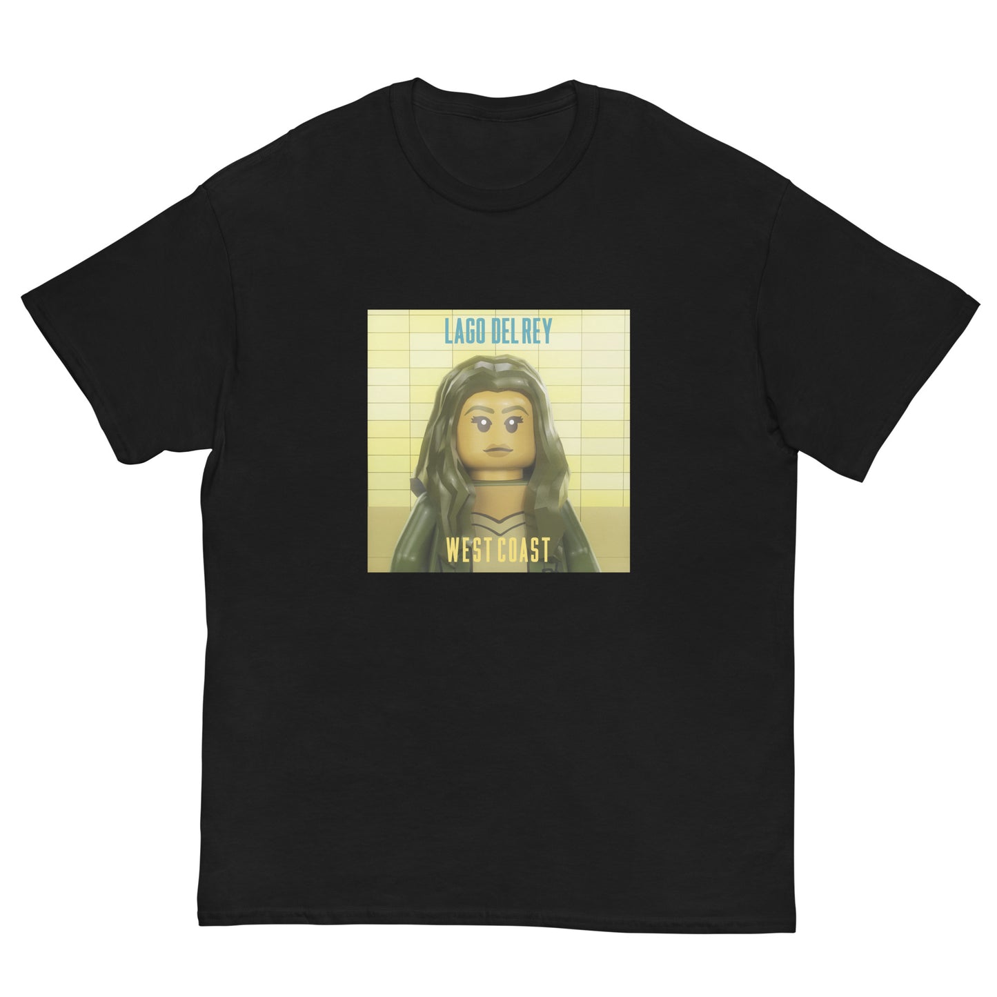 "Lana Del Rey - West Coast" Lego Parody Tshirt