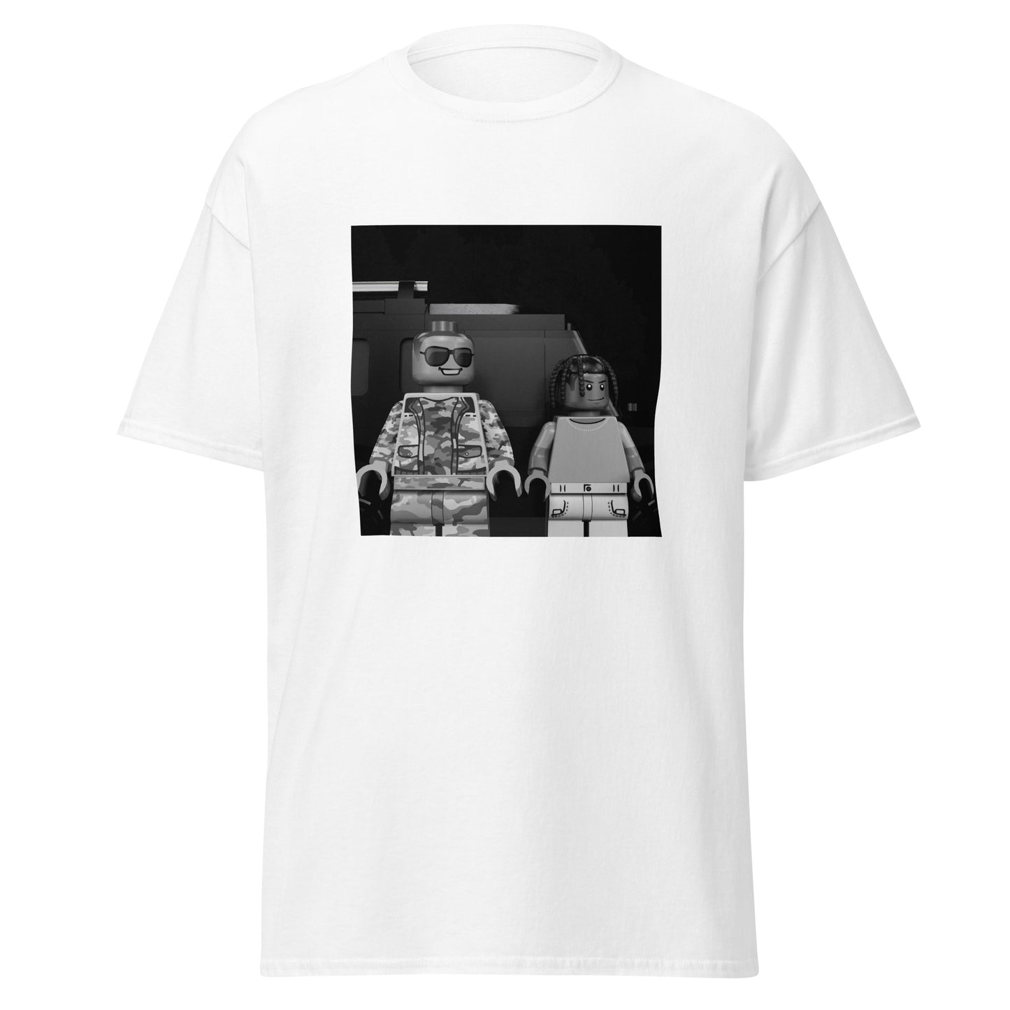 "Pharrell Williams & Travis Scott - Down in Atlanta" Lego Parody Tshirt