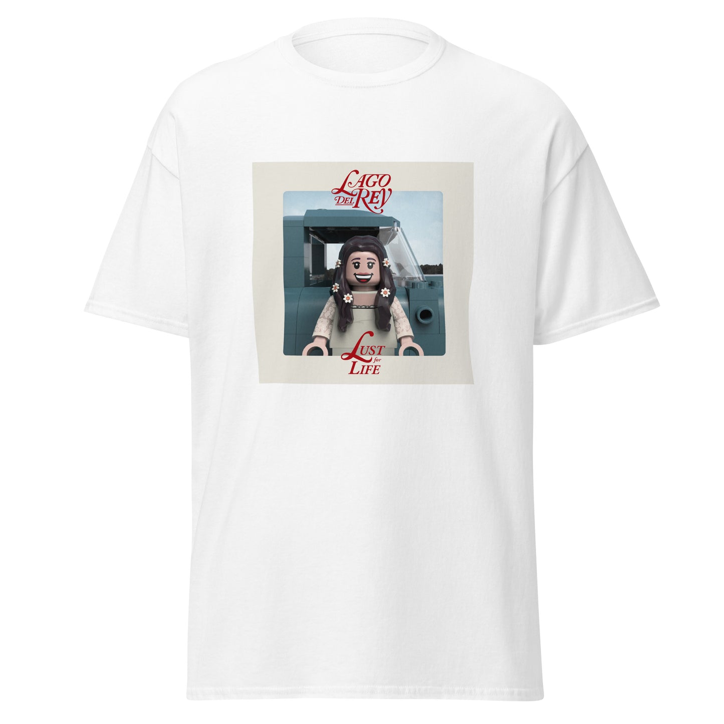 "Lana Del Rey - Lust for Life" Lego Parody Tshirt