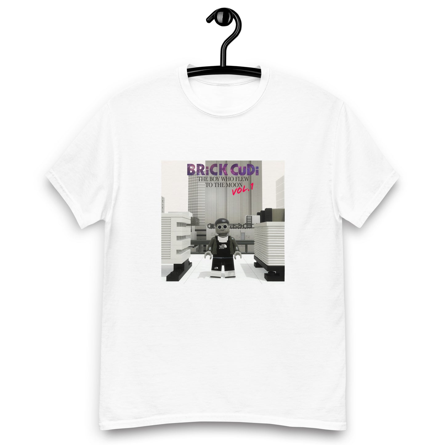 "Kid Cudi - The Boy Who Flew to the Moon, Vol. 1" Lego Parody Tshirt