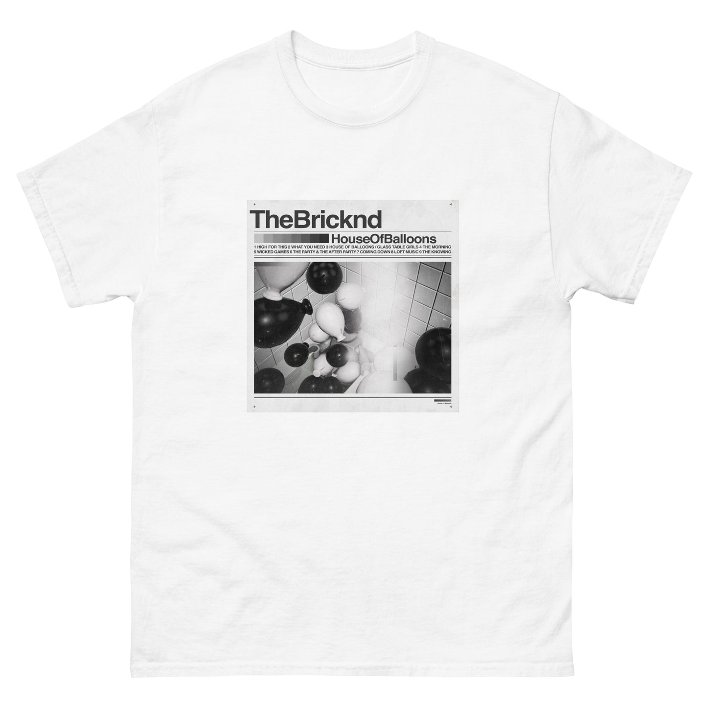 "The Weeknd - House of Balloons" Lego Parody Tshirt