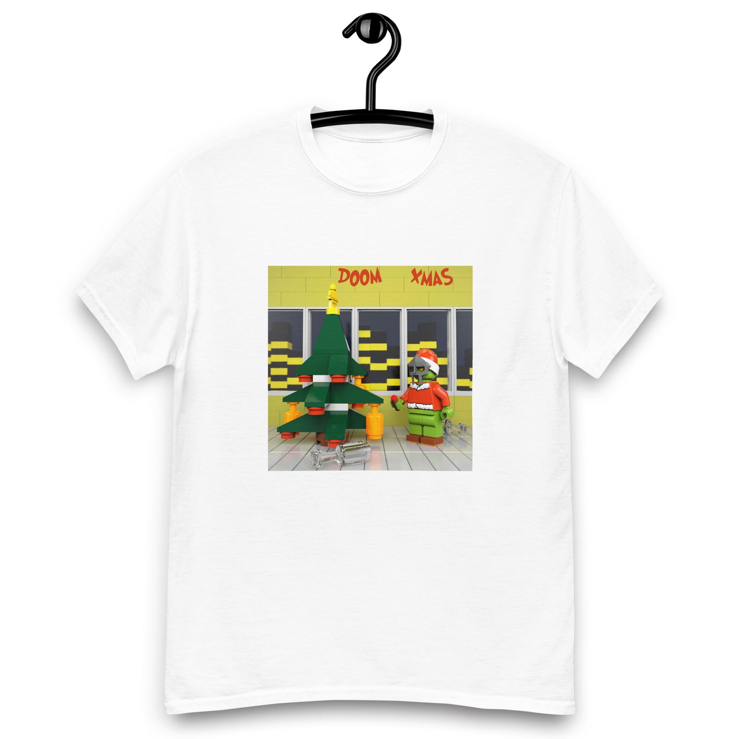 "MF DOOM x Cookin Soul - DOOM XMAS" Lego Parody Tshirt