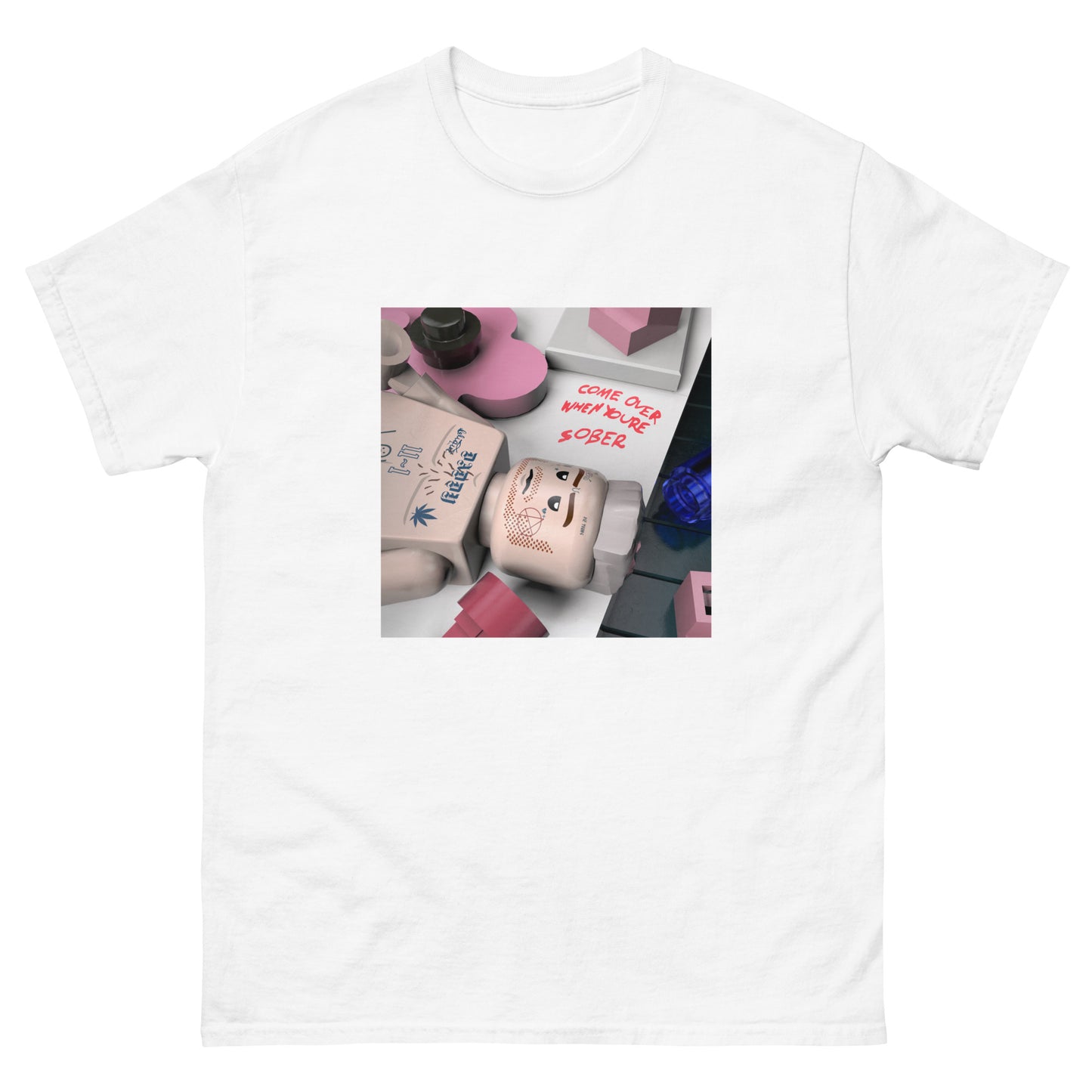 "Lil Peep - Come Over When You're Sober, Pt. 1" Lego Parody Tshirt
