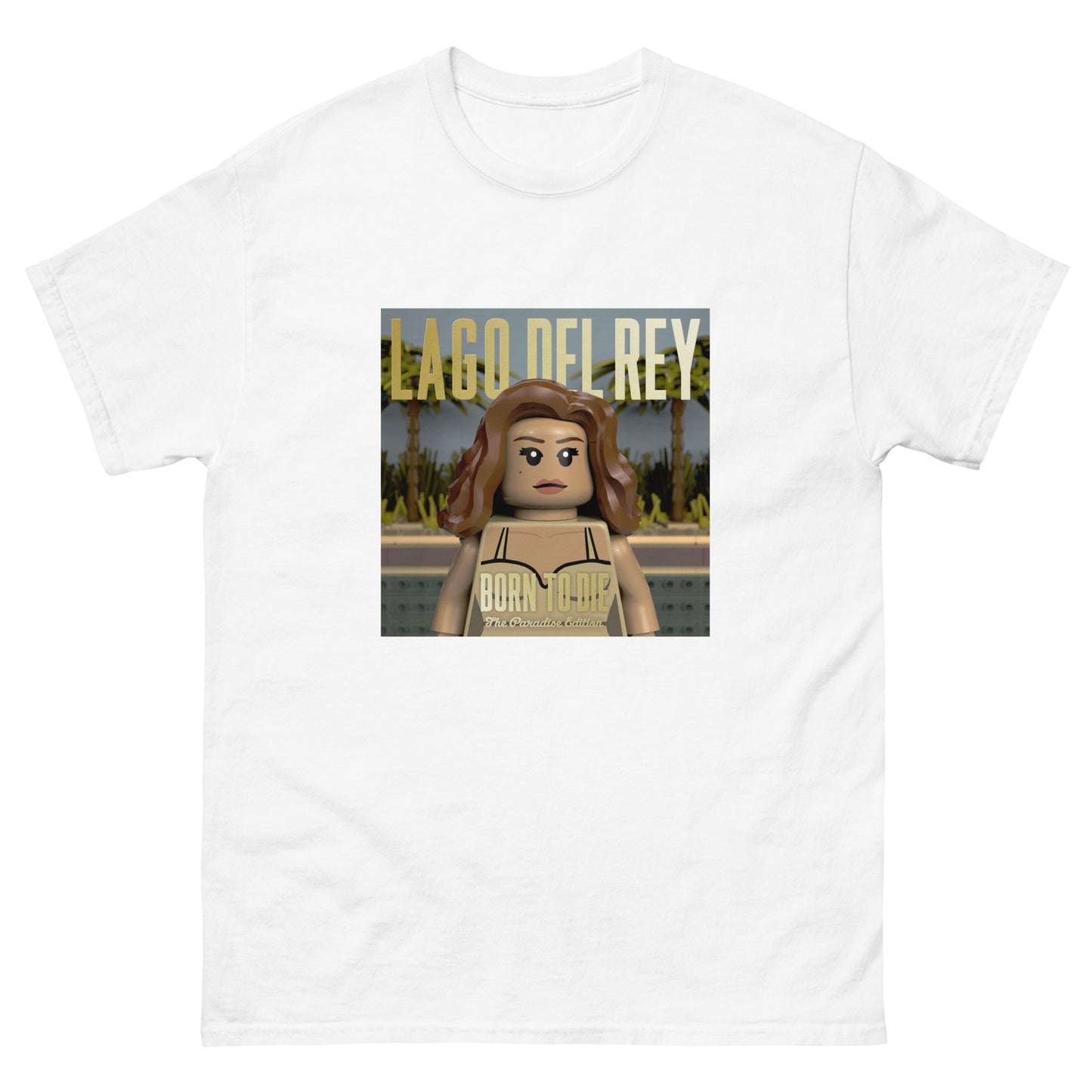 "Lana Del Rey - Born To Die: The Paradise Edition" Lego Parody Tshirt