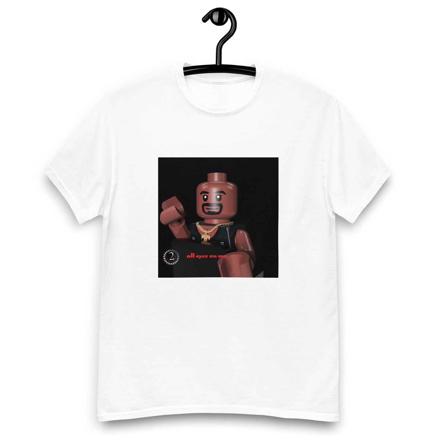 "Tupac Shakur (2Pac) - All Eyez on Me" Lego Parody Tshirt