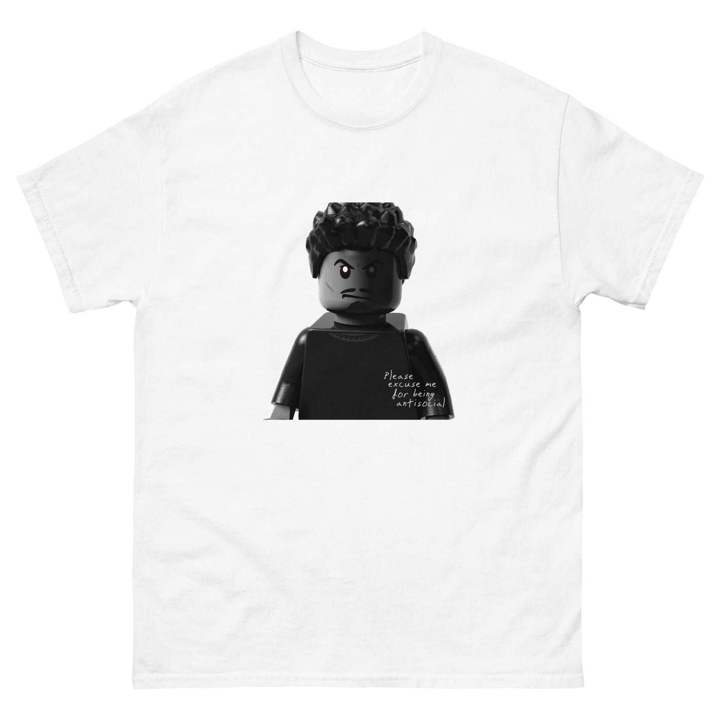 "Roddy Ricch - Please Excuse Me for Being Antisocial" Lego Parody Tshirt