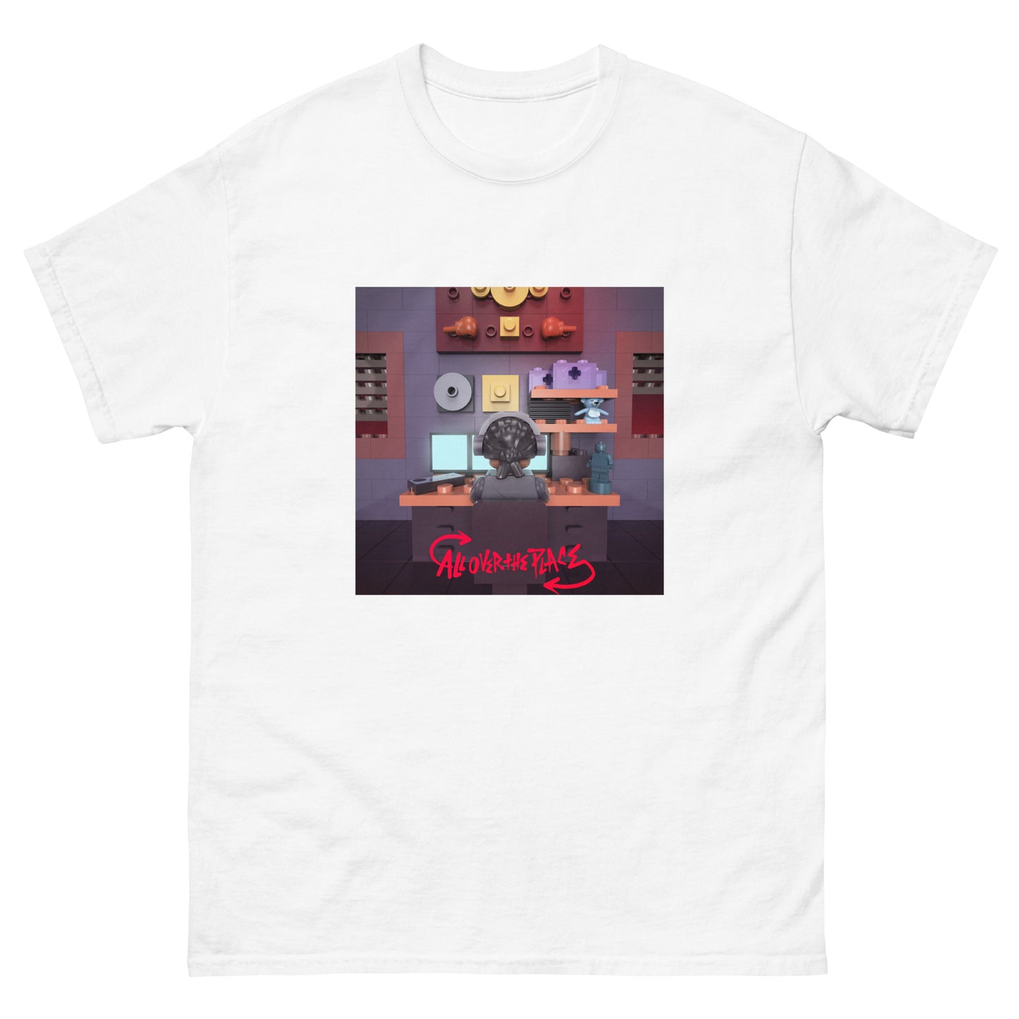 "KSI - All Over The Place" Lego Parody Tshirt