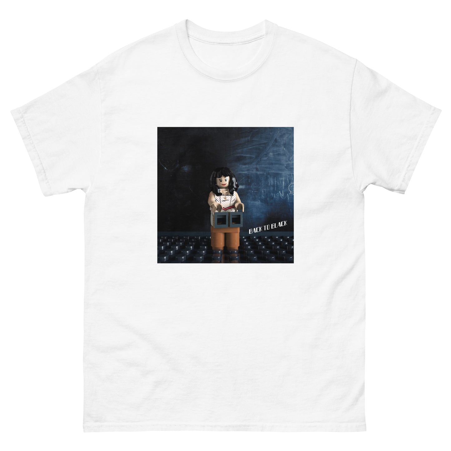 "Amy Winehouse - Back To Black" Lego Parody Tshirt