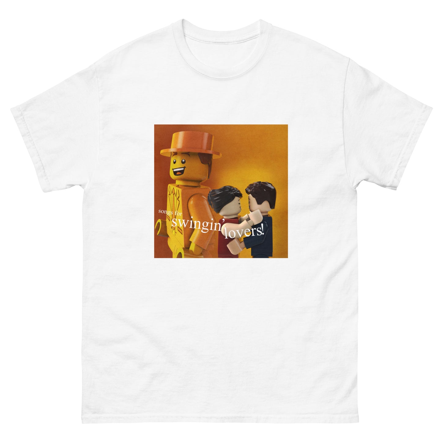 "Frank Sinatra - Songs for Swingin' Lovers!" Lego Parody Tshirt