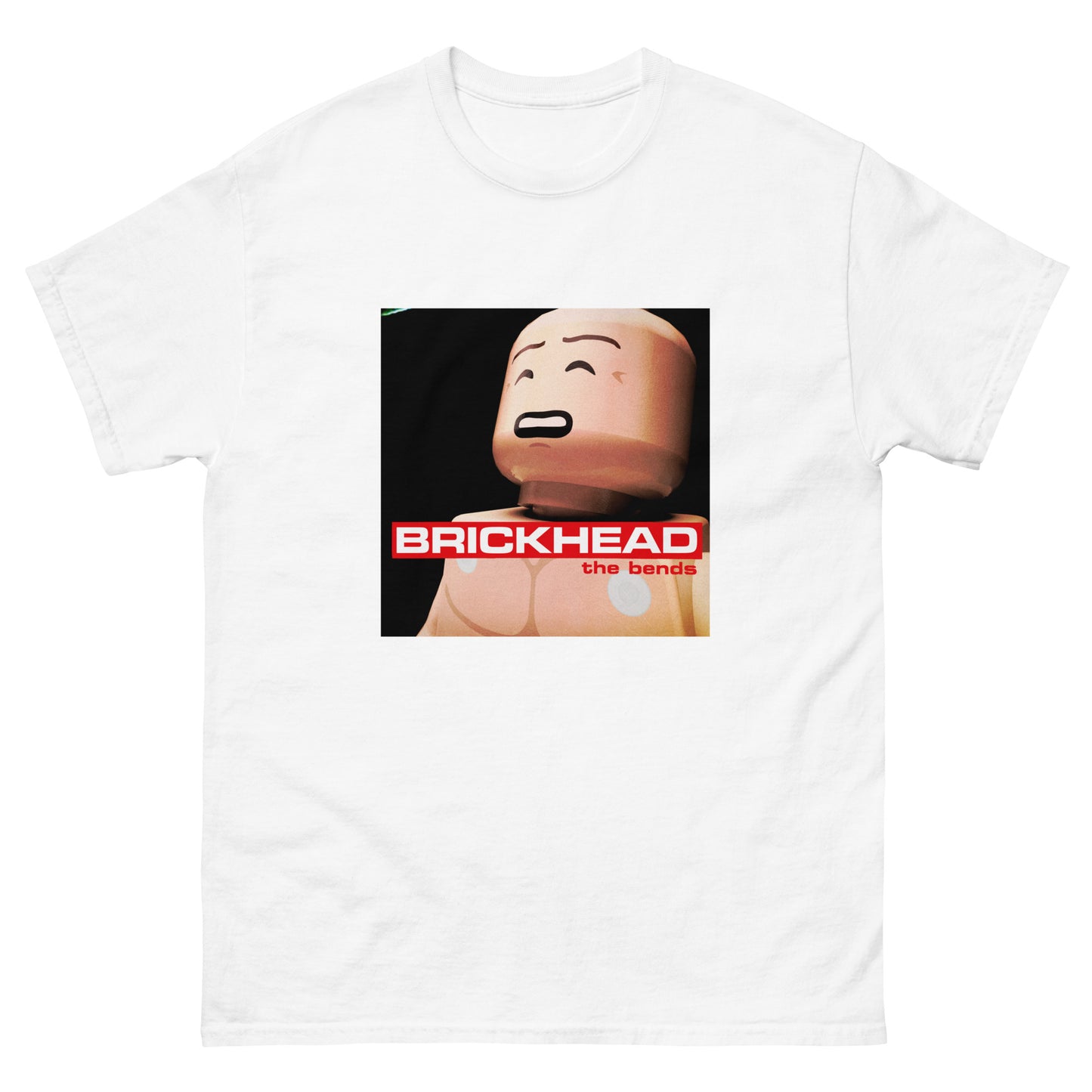 "Radiohead - The Bends" Lego Parody Tshirt