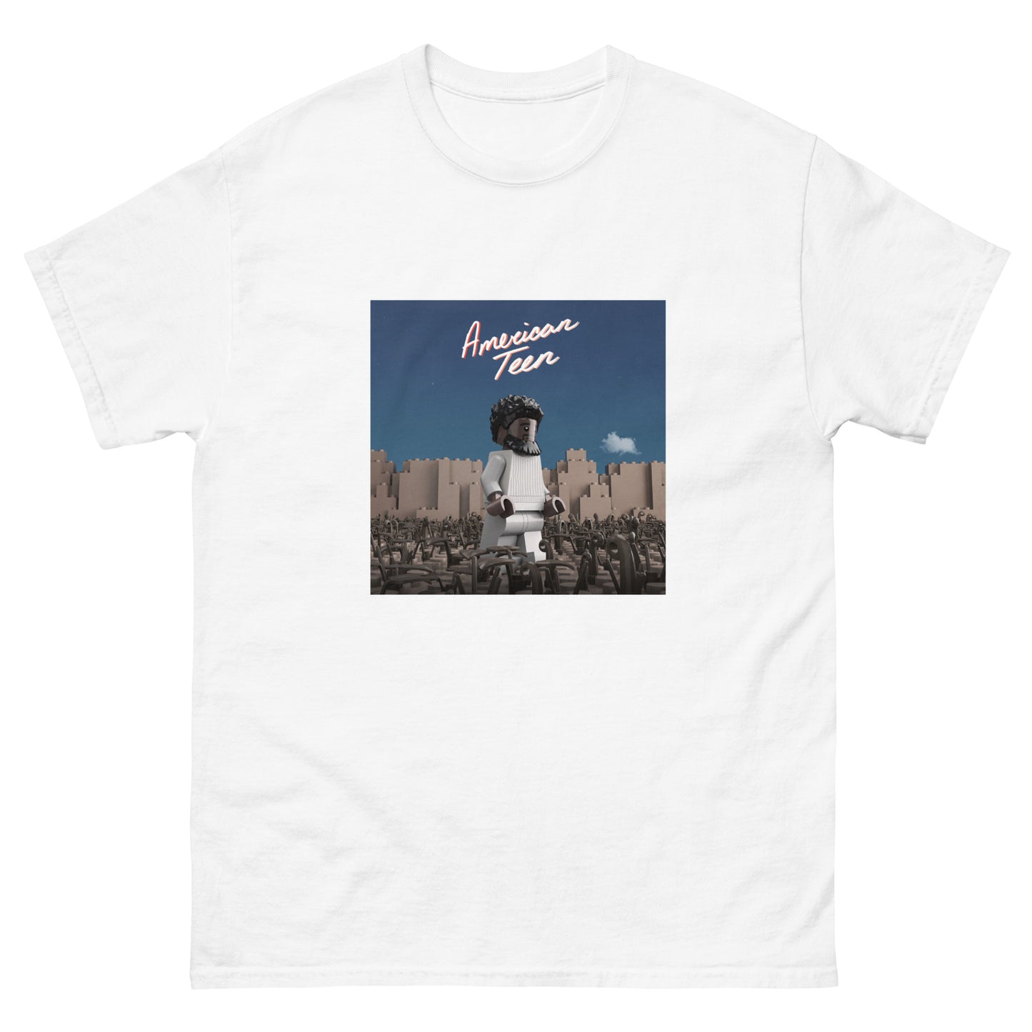 "Khalid - American Teen" Lego Parody Tshirt