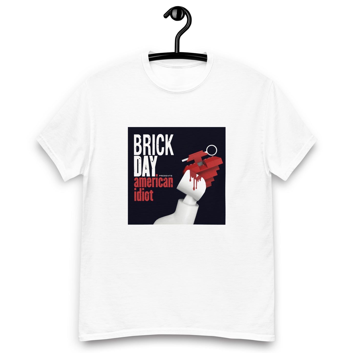 "Green Day - American Idiot" Lego Parody Tshirt