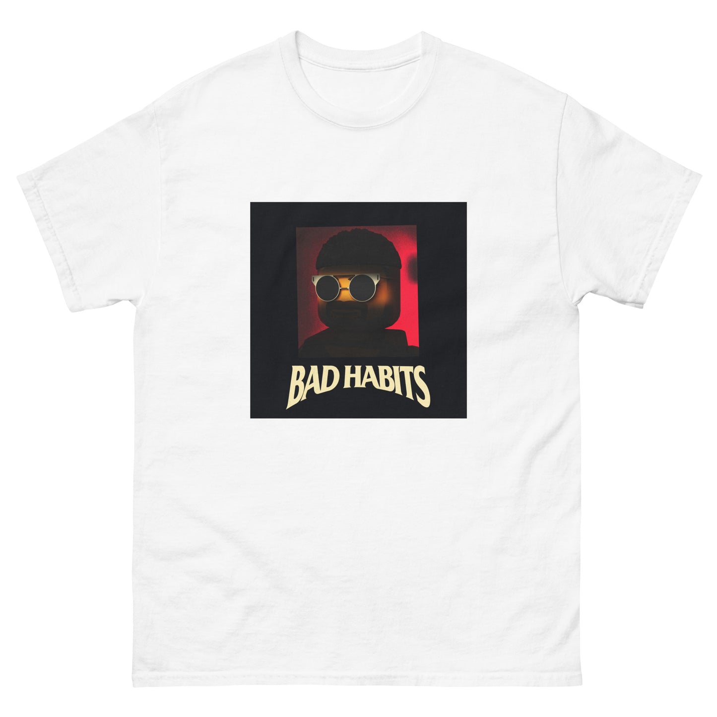 "Nav - Bad Habits" Lego Parody Tshirt