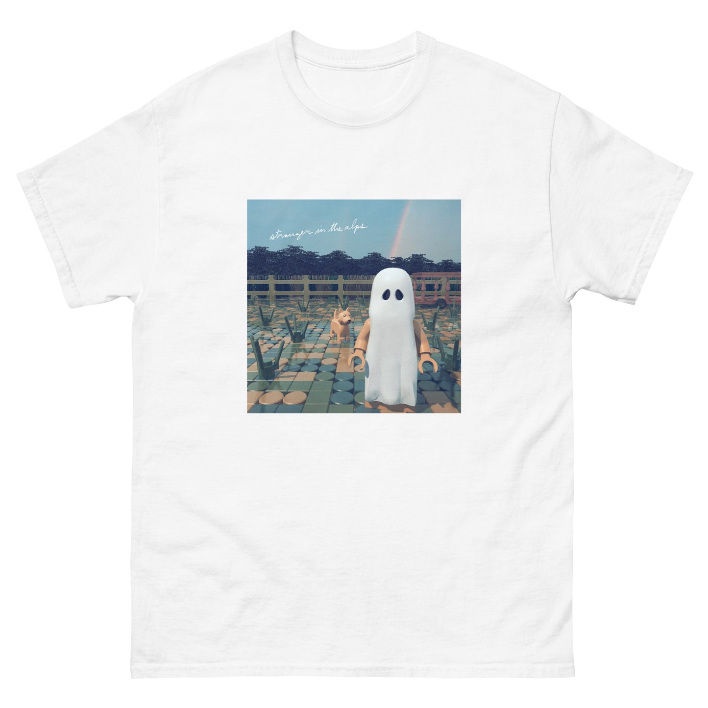 "Phoebe Bridgers - Stranger in the Alps" Lego Parody Tshirt