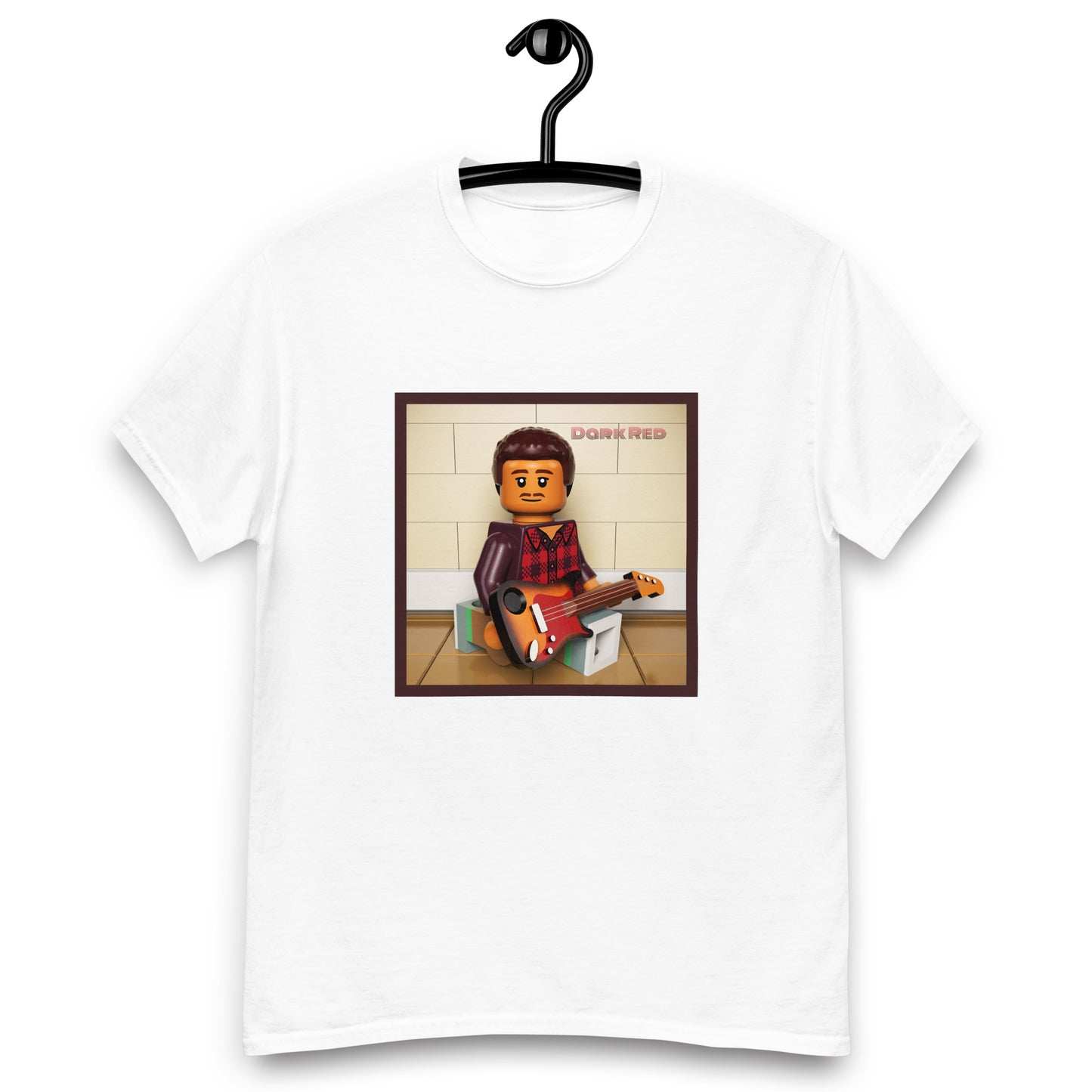 "Steve Lacy - Dark Red" Lego Parody Tshirt