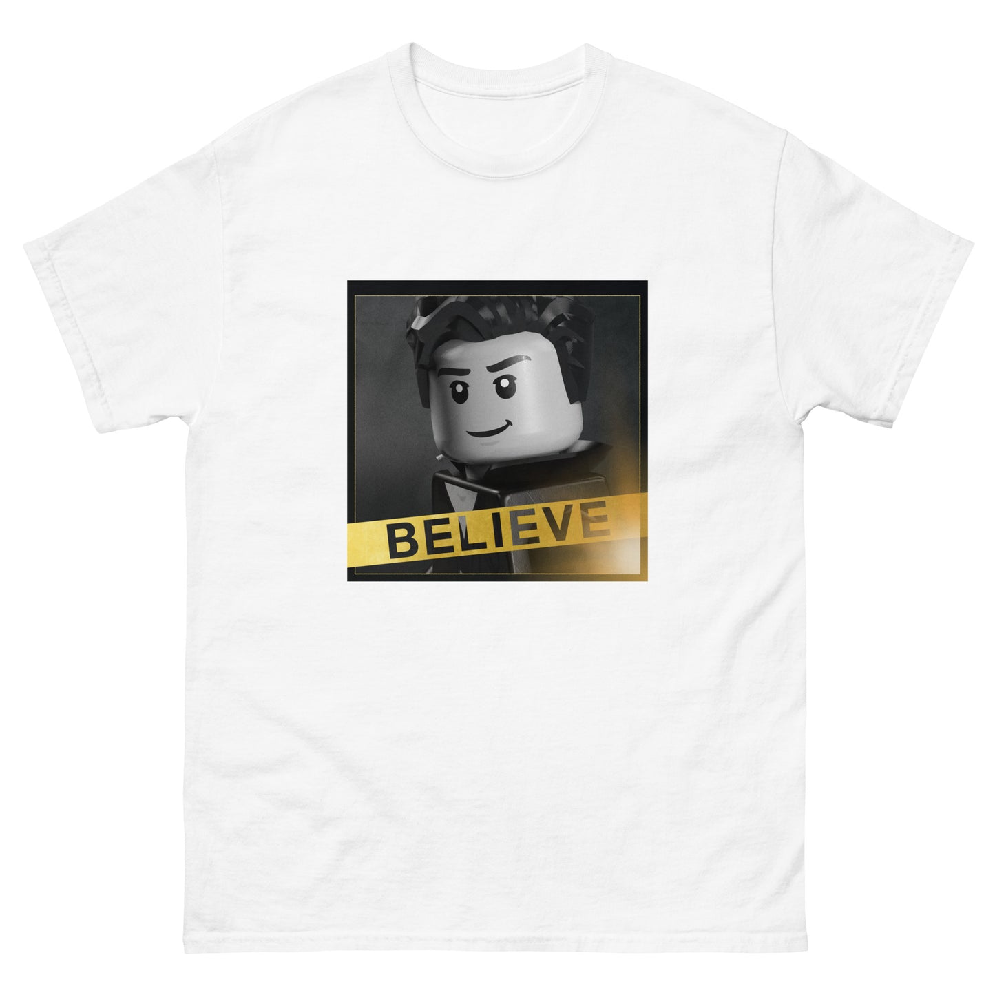 "Justin Bieber - Believe" Lego Parody Tshirt