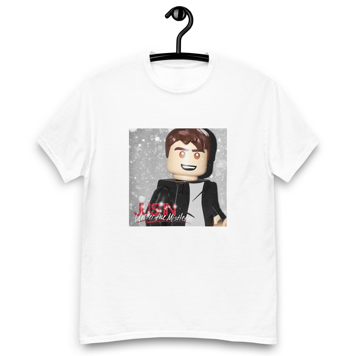 "Justin Bieber - Under The Mistletoe" Lego Parody Tshirt