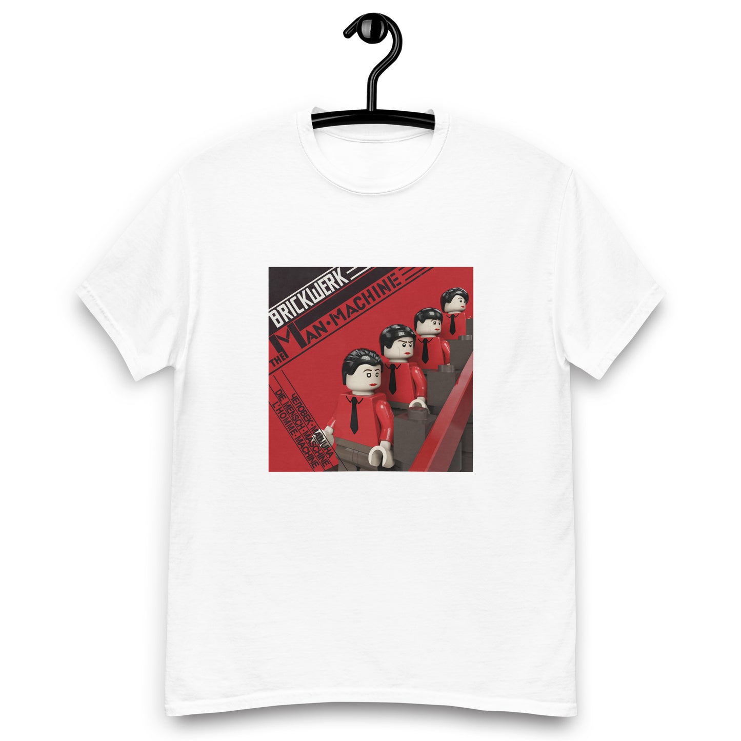 "Kraftwerk - The Man-Machine" Lego Parody Tshirt