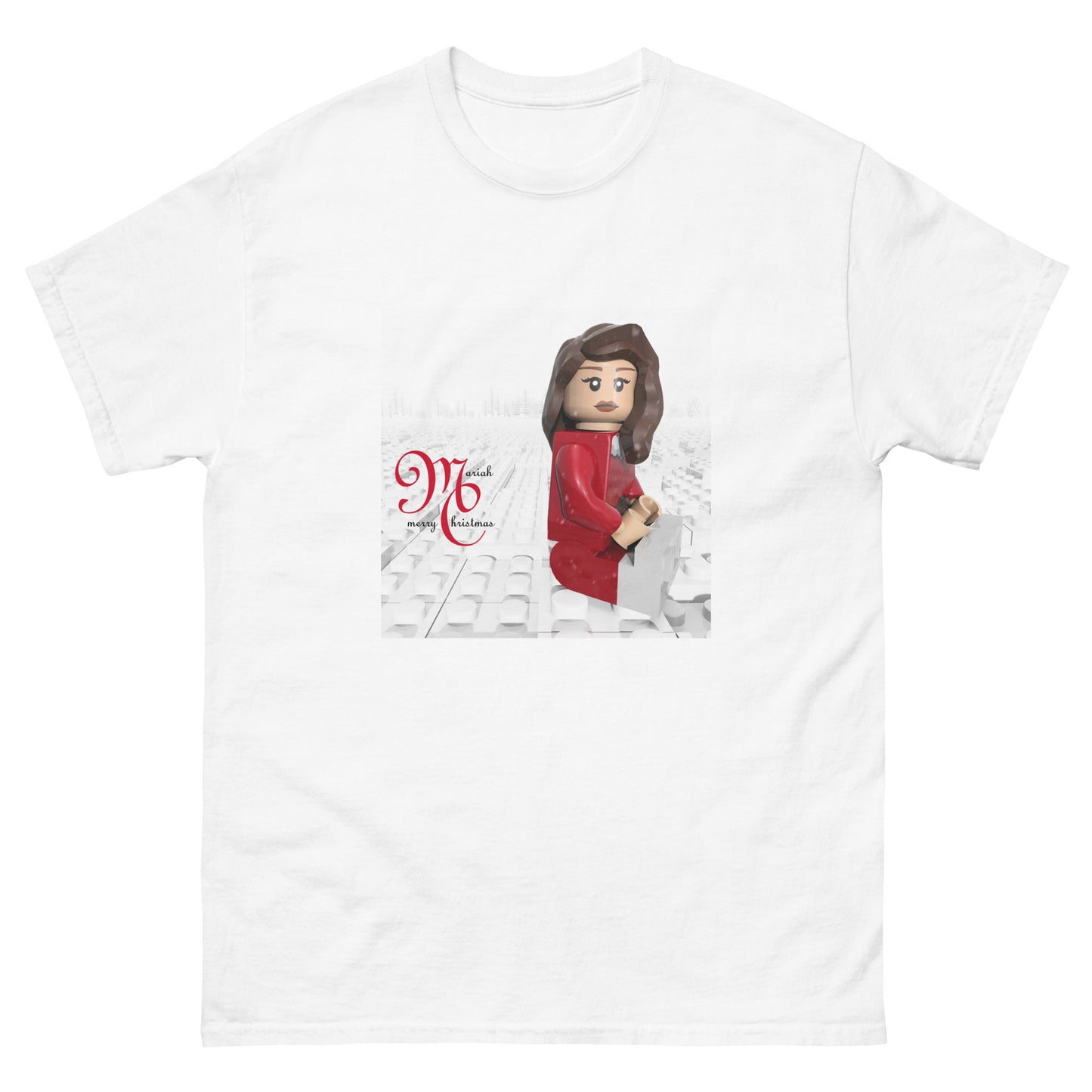 "Mariah Carey - Merry Christmas" Lego Parody Tshirt