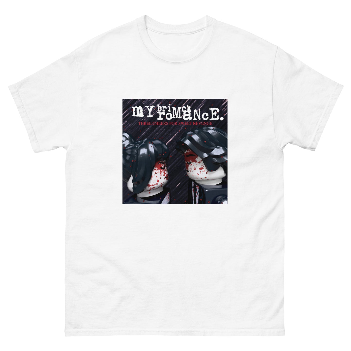 "My Chemical Romance - Three Cheers for Sweet Revenge" Lego Parody Tshirt