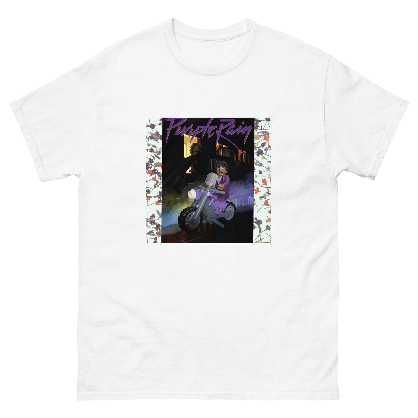 "Prince and The Revolution - Purple Rain" Lego Parody Tshirt