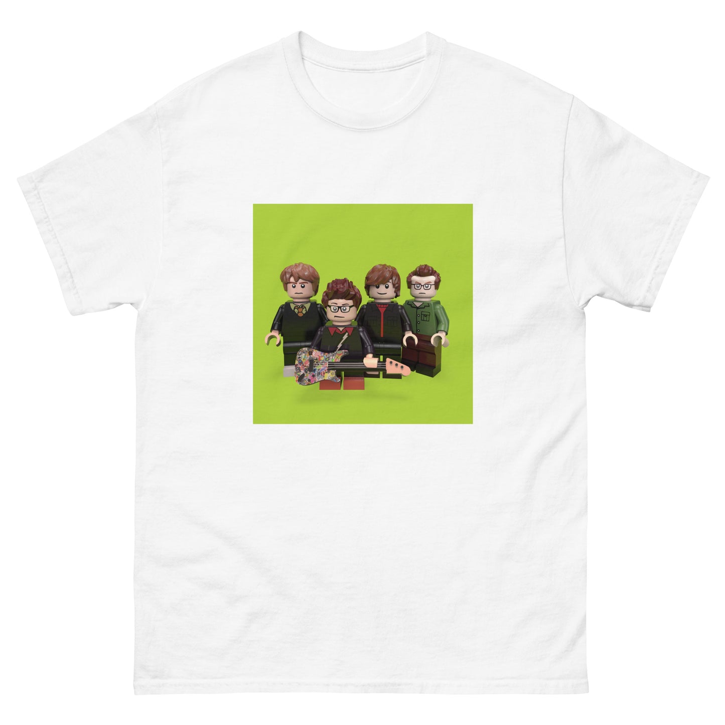 "Weezer - Weezer (Green Album)" Lego Parody Tshirt