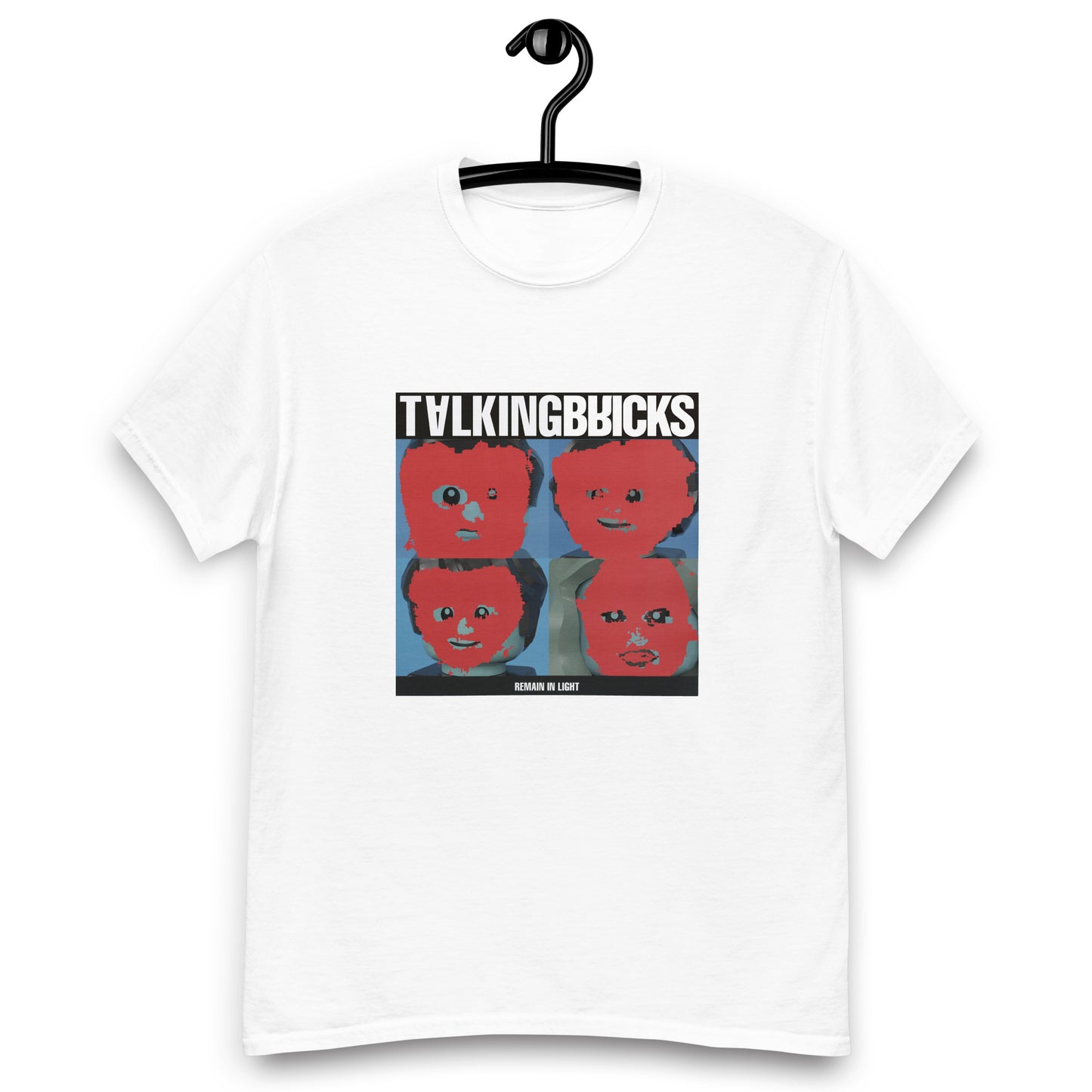 "Talking Heads - Remain in Light" Lego Parody Tshirt