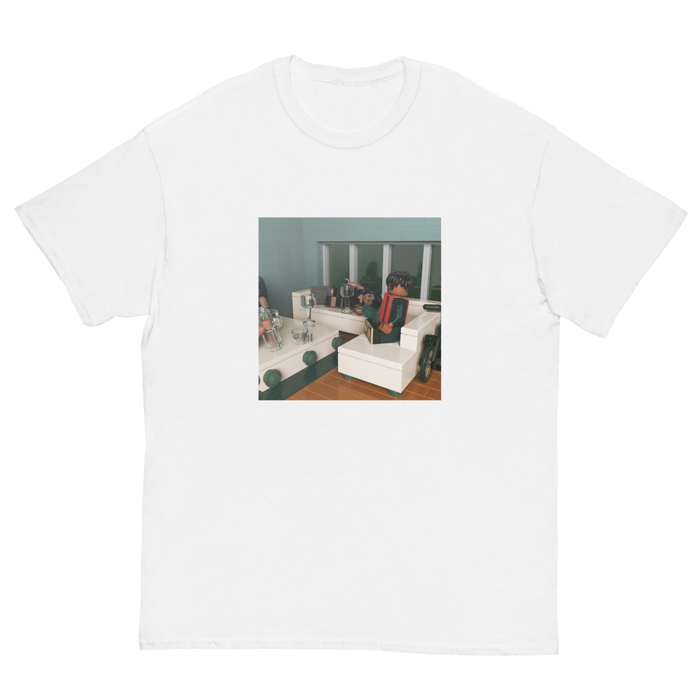 "Playboi Carti ("California Livin'" Photoshoot)" Lego Parody Tshirt