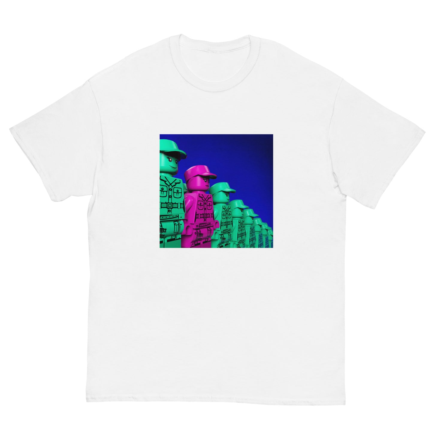 "TV Girl & Madison Acid - Maddie Acid’s Purple Hearts Club Band" Lego Parody Tshirt