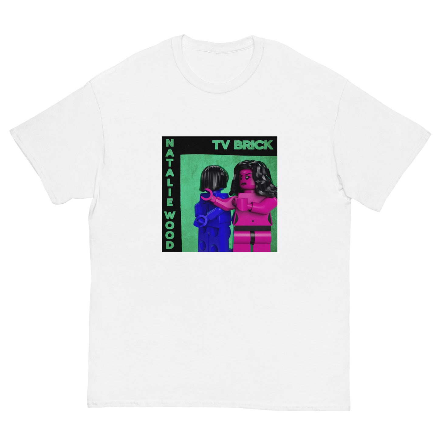 "TV Girl - Natalie Wood" Lego Parody Tshirt