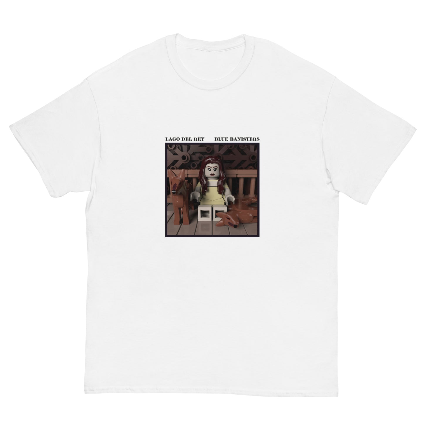 "Lana Del Rey - Blue Banisters" Lego Parody Tshirt