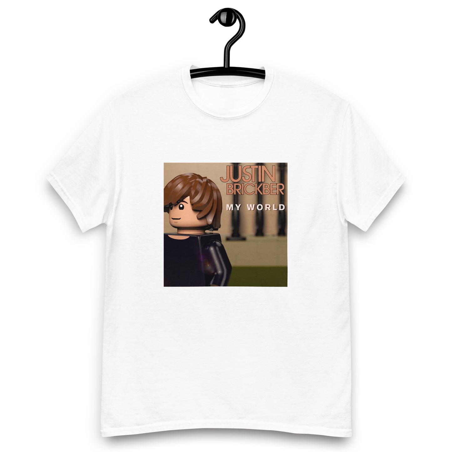 "Justin Bieber - My World" Lego Parody Tshirt