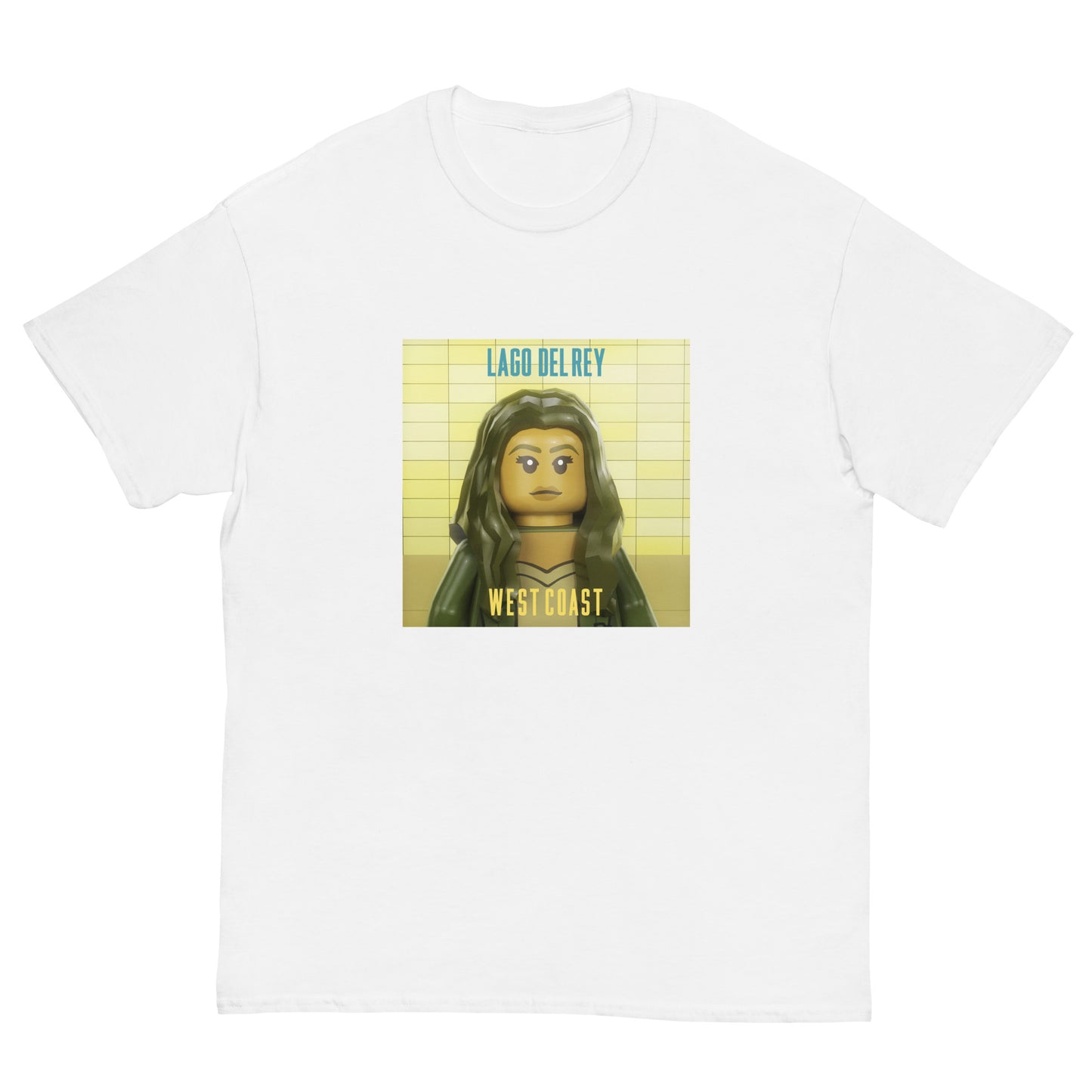 "Lana Del Rey - West Coast" Lego Parody Tshirt