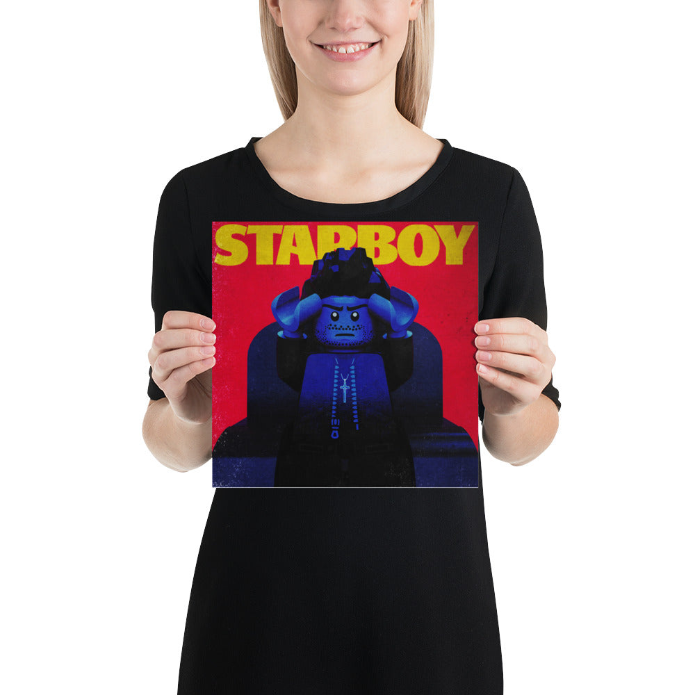 "The Weeknd - Starboy" Lego Parody Poster