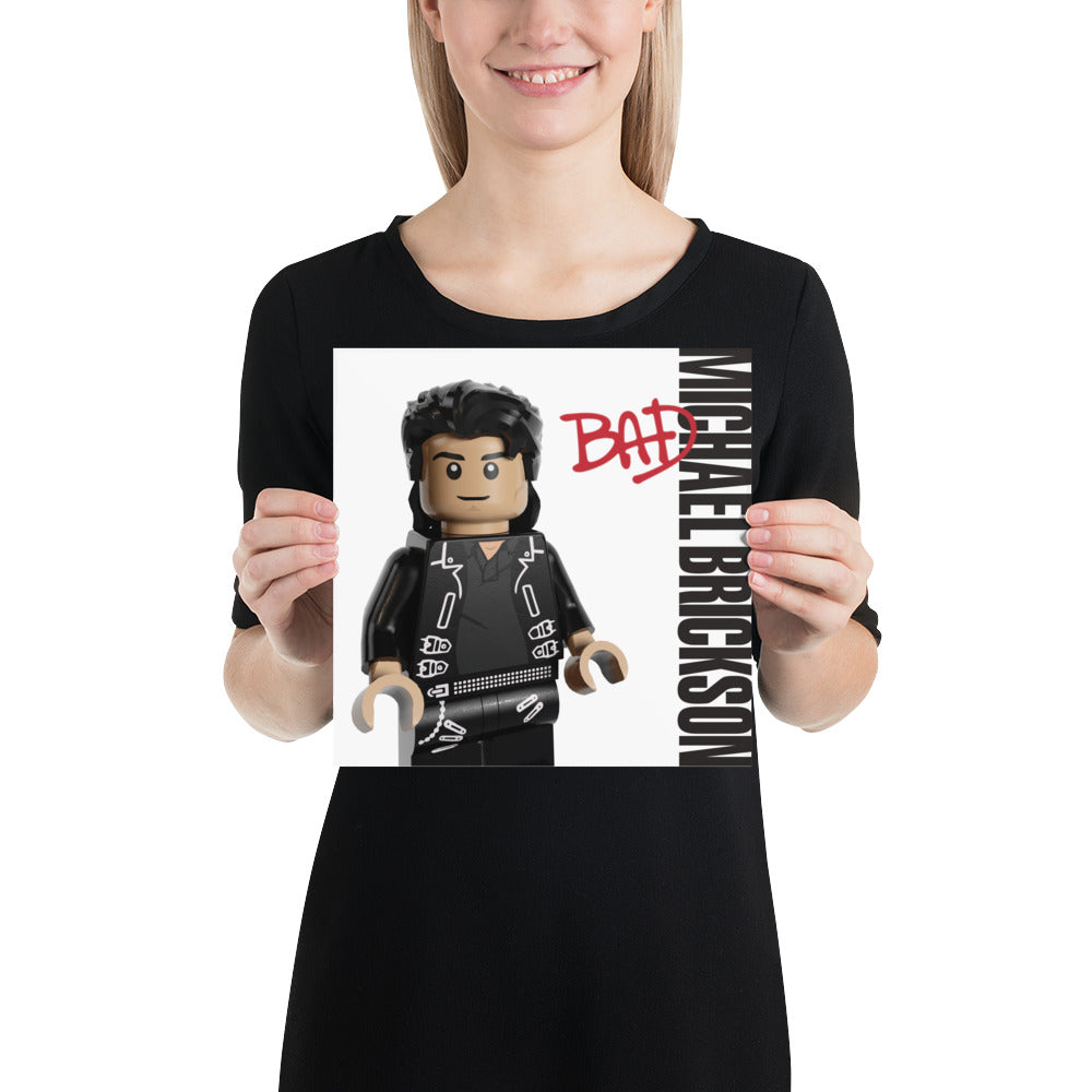 "Michael Jackson - Bad" Lego Parody Poster