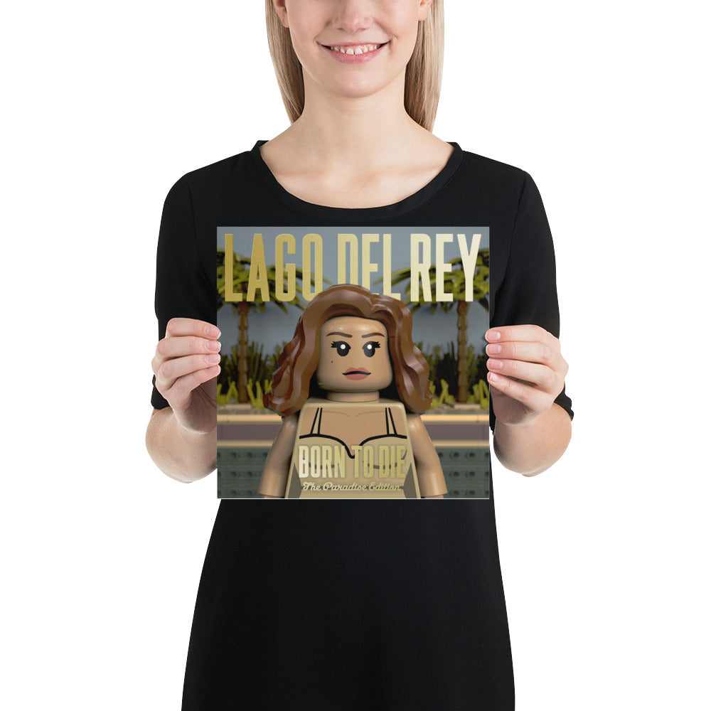 "Lana Del Rey - Born To Die: The Paradise Edition" Lego Parody Poster