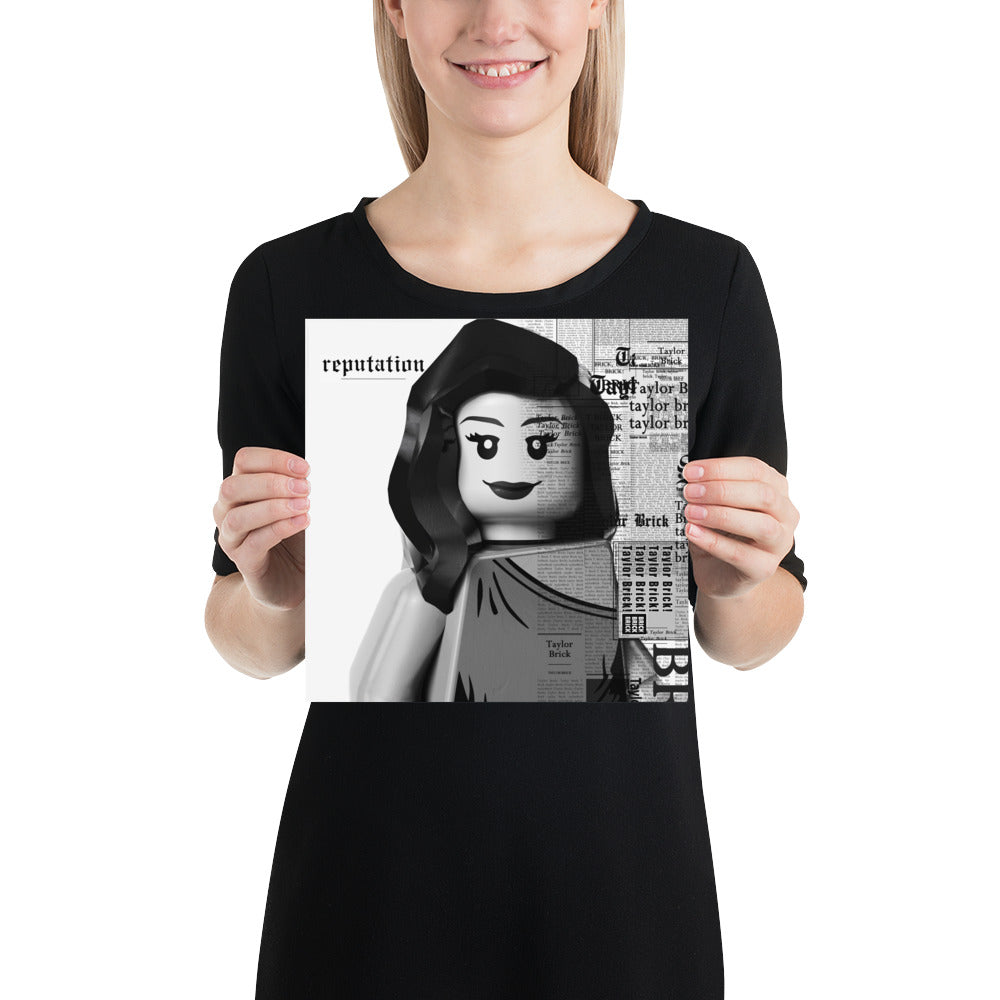 Taylor Swift - Reputation" Lego Parody Poster –