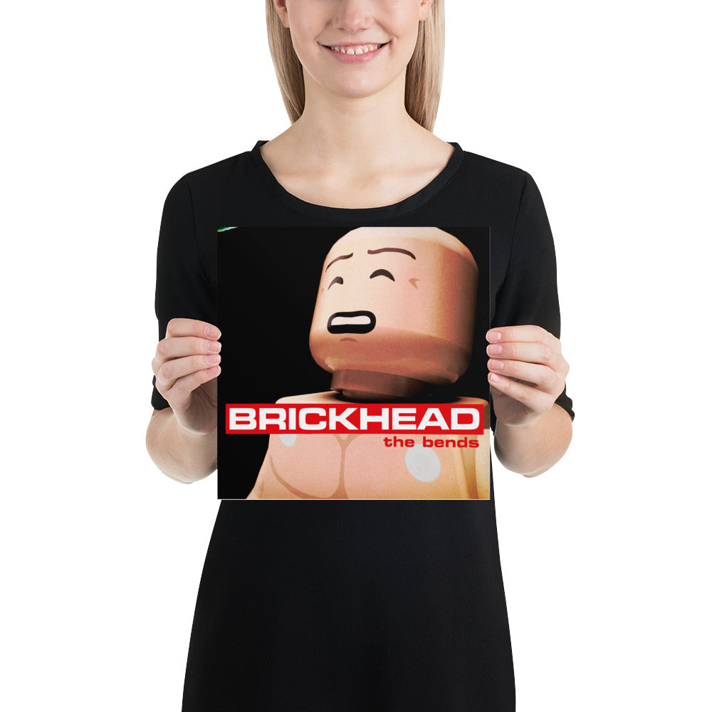 "Radiohead - The Bends" Lego Parody Poster